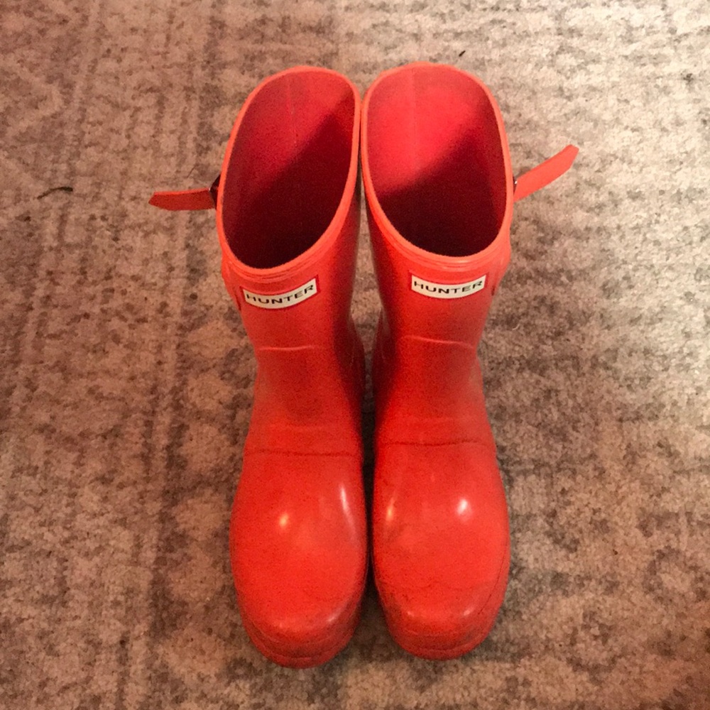 Rarely used Hunter rain boots
